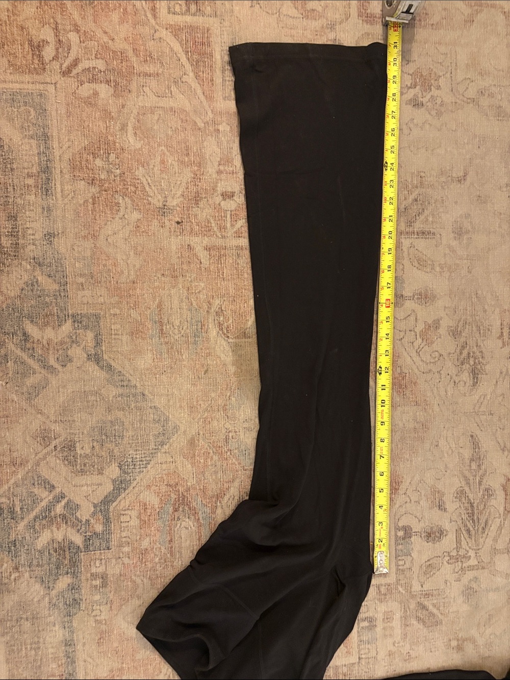 Lululemon Align Flared Leggings Black Euro Summer Sz Small - Picture 4 of 4